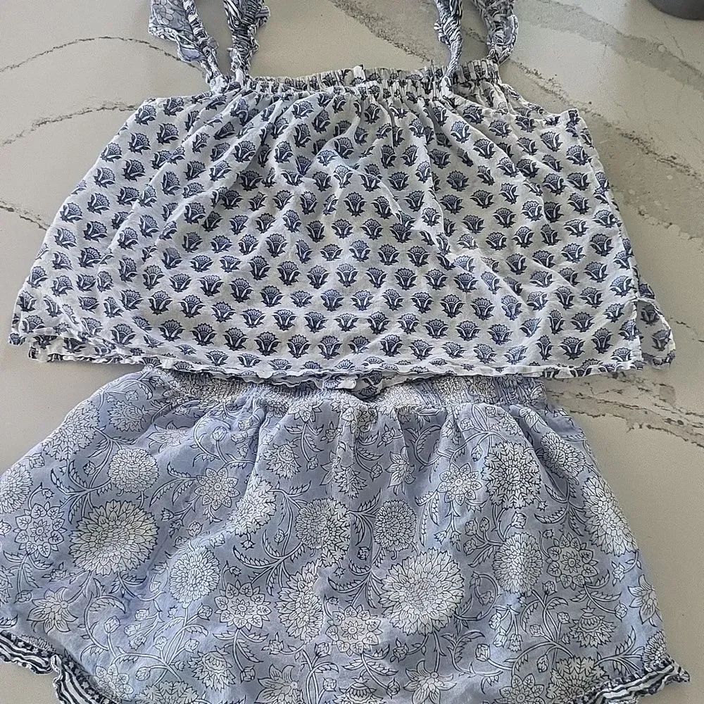 Cleobella Ruffled Cami Pajama Set size small - Picture 6 of 8